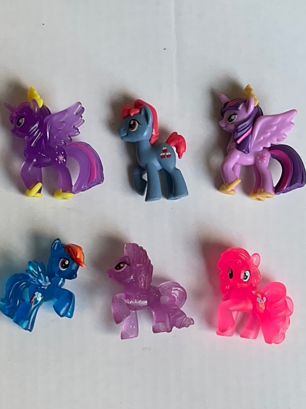 6 My Little Pony Figures by Hasbro